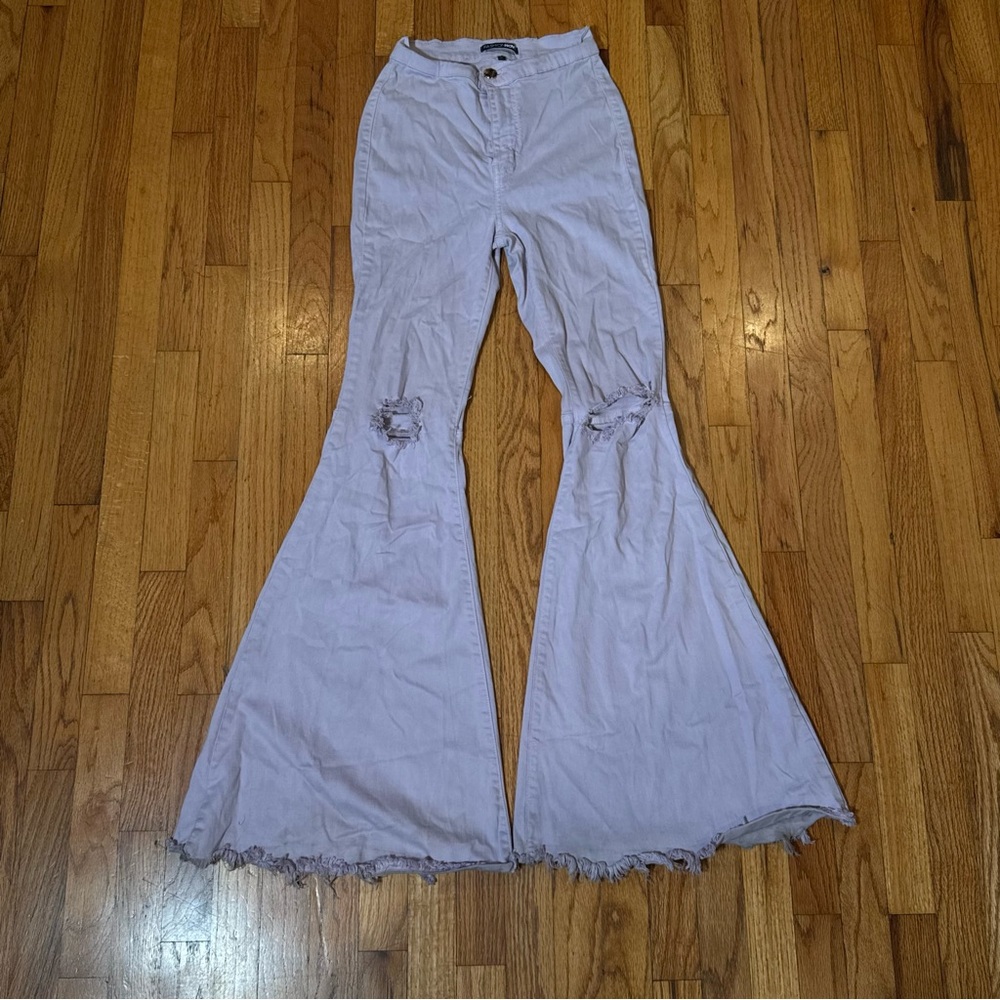Fashion Nova Light Lavender Jeans